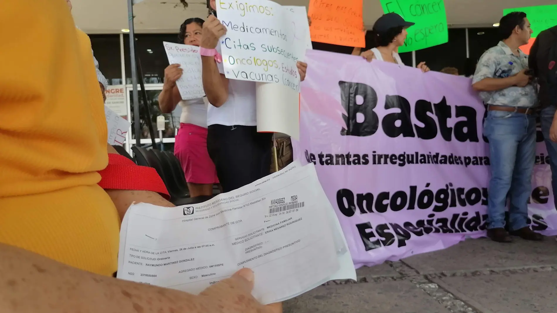 protesta imss mazatlan